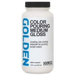 Golden Artist Colors Color Pouring Medium, Gloss Finish, 16 Ounce Bottle (3501-6)