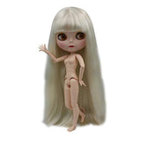 1/6 BJD Doll is Similar to Neo Blythe, 4-Color Changing Eyes Matte Face and Ball Jointed Body Dolls, 12 Inch Customized Dolls Can Changed Makeup and Dress DIY, Nude Doll Sold Exclude Clothes (SNO.32)