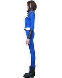 miccostumes Women's Sole Survivor Nora Cosplay Two-Piece Costume Jacket Pants WXS Blue