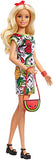 Barbie Crayola Color-in Fashions Doll and Fashions Set, Creative Art Fashion Toy with Doll, Washable Fashions, Scented Markers and Scented Purse, Gift for 5 Year Olds and Up