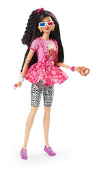 Barbie Doll, Black Hair, 80s-Inspired Movie Night, Barbie Rewind Series, Nostalgic Collectibles and Gifts, Clothes and Accessories