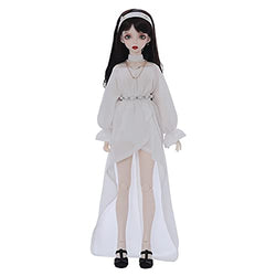1/4 Elegant Girl BJD Doll 42.5cm 100% Handmade SD Dolls Full Set Ball Jointed Dolls Advanced Resin Toy, Joint Movable Simulation Doll