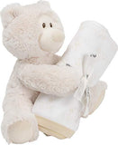 Baby GUND Philbin Teddy Bear Plush with Blanket Gift Set Gender Neutral, Grey