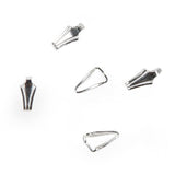 Bulk Buy: Darice DIY Crafts Slip on Bail Sterling Silver Plated 7mm (3-Pack) SPL1046