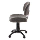 1:12 Dollhouse Furniture Accessories - Miniature Revolving Chair Swivel Chair -Gray