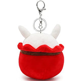 5.1 Inches Genshin Plush Keychain Klee Bouncing Bomb Ball Kawaii Plushies Stuffed Pendant Keychain Cosplay Props Gifts for Game Fans