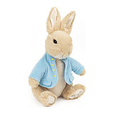 GUND Beatrix Potter Classic Peter Rabbit in Blue Coat Plush with Embroidered Paw