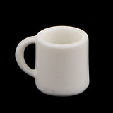 Dovewill Set of 1:12 Scale Dollhouse Miniature Tea Water Mug Coffee Tea Cups Home Kitchen Decor Accessory White