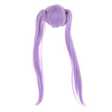 Prettyia 1/3 BJD Doll Purple Straight Wig Ponytail DIY Accessory for 60cm Night Lolita Doll