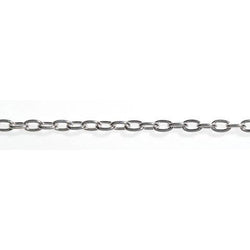 Bulk Buy: Darice DIY Crafts Oval Cable Chain Silver Plated Steel 6 feet per package. (3-Pack)