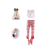 UCanaan BJD Dolls Clothes Set of 1/6 BJD Dolls Wigs Shoes Socks Accessories Full Set for 12 inch 30cm BJD Dolls