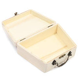 Unfinished Wood Box with Handle and Lid for Crafts (6.5 x 4.5 in, 2 Pack)