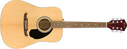 Fender FA-125 Dreadnought Acoustic Guitar, Walnut Fingerboard, Natural