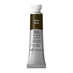 Winsor & Newton Professional Water Colour Paint, 5ml tube, Sepia