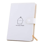 Haiker White"Molang Rabbit" Diary Any Year Planner Pocket Journal Notebook Agenda Scheduler with Buckle