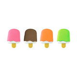 Colorful Mini Ice Cream Cone Fudge Pop Frozen Treat Erasers for Children Party Favors, School