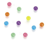 DARICE 0726-94 300-Piece Round Acrylic Neon Beads, 6mm, Assorted