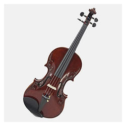 Student Violin 4/4 Violin White Pine Top Lace Carved Violin Maple Back and Sides Playing Grade