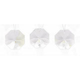 Darice Jewelry Making Pendant Beads Crystal Cut Octagon 24mm x 24mm (3 Pack) CRY 139 Bundle with