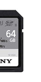 Sony E series SDXC UHS-II Card 64GB, V30, CL10, U3, Max R270MB/S, W70MB/S (SF-E64/T1)