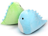 Dedall Plush Toy Pillow, Cute Dinosaur Stuffed Animals Doll Plush Baby, Soft Lumbar Back Dinosaur Stuffed Toy Cute Room Pillows, Great Gift for Kids Babies Toddlers (Green)