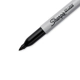 Sharpie CD/DVD Twin Tip Permanent Markers, 4 Black Markers (37035PP)