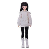 ZDLZDG BJD Doll 1/4 Girl Ball Jointed Body Doll 42cm Resin Model Action Figure Fashion Makeup SD Doll