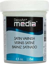 Bulk Buy: DecoArt Paints (4-Pack) Media Varnish 4oz Satin DMM28
