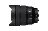 Sony SEL1224G 12-24mm f/4-22 Fixed Zoom Camera Lens, Black (Renewed)