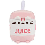 GUND Pusheen Juice Box Plush Cat Stuffed Animal for Ages 8 and Up, Pink/White, 6”