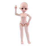 UCanaan Customized 1/6 BJD Doll 30cm 12Inch Ball Jointed Dolls + Basic Makeup + Different Hands,Free to Change DIY Dolls(Brown Eyes)