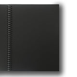 Daler Rowney - Ebony Artist's Hardback Sketch Book - 180gsm - 40 Wire Bound Black Pages - A3