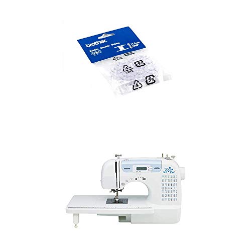 Brother Sewing and Embroidery Bobbins 10-Pack, SA156 and CS7000i Computerized Sewing Machine with 70 Built in Stitches, White