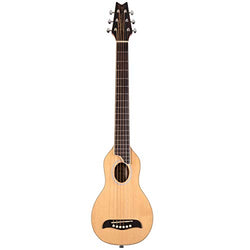 Washburn RO10 Rover Steel String Travel Acoustic Guitar - Natural)