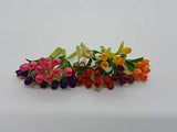 10 Pieces Miniature Tulip Flower clay Dollhouse Fairy Garden Mini Plant Trees Artificial Flower Tiny Orchid #16