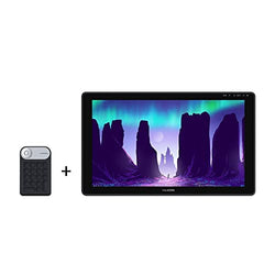 HUION Kamvas 22 Graphics Drawing Tablet with Screen and HUION Mini KeyDial KD100 Wireless Express Key Remote Control