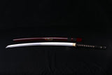 siwode Full Tang Sharp Sword, Iron Tsuba ，Handmade Japanese Ninja Samurai Katana (High Carbon Steel