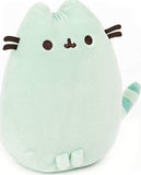GUND Pusheen Squisheen Sitting Pet Pose Plush for Ages 8 and Up, Mint Green, 6"