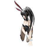 Anime Action Figures Statue -Date A Live Tokisaki Kurumi Bunny Girl Anime Game Character Model- 1:4 Scale PVC Figure - Character Desktop Decoration About 27CM Chassis Room Decoration（Color Box）