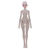 Topmao BJD Dolls Full Set 1/4 Dolls 17inch Ball Jointed Doll Girls in The Vitality Movement with Unpainted Body Eyes Face Make Up Head Clothes Wig, Best Birthday Gift with Girls Kids Children