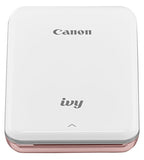 Canon IVY Mini Photo Printer for Smartphones (Rose Gold) - Sticky-back prints, Pocket-size