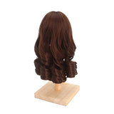9-10 Inch BJD SD Doll Wig 1/3 bjd Doll Wig Heat Resistant Fiber Long Wave Curly Metallic Color Doll Hair SD BJD Doll Wig