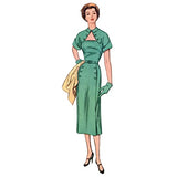 Simplicity Misses' Vintage Dress Sewing Pattern Kit, Code S9465, Sizes 16-18-20-22-24, Multicolor