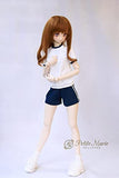 Petite Marie Japan for 1/3 Doll 23 inch 60cm DD (Dollfie Dream) BJD Quarter Pants Sportswear Doll Clothes with White Lines (Blue) [No.0171] Clothes Only not Include Doll
