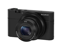 Sony RX100 20.2 MP Premium Compact Digital Camera w/ 1-inch sensor, 28-100mm ZEISS zoom lens, 3” LCD (Renewed)