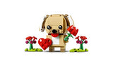 LEGO BrickHeadz 40349 Valentine's Puppy Building Kit (147 Pieces)