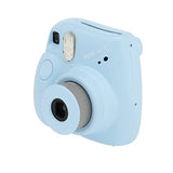 Fujifilm Instax Mini 7+ Camera, Easy to Operate, Portable, Handy Selfie Mirror, Polaroid Camera, Perfect for Beginners and Experts, Sleek and Stylish Design - Light Blue (Renewed)