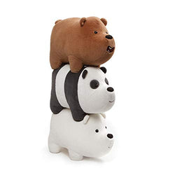 Gund - we Bare Bears 5 x 3.5 Inch Magnetic Stackable Set of 3 Plush Toys