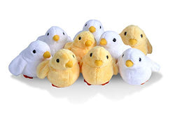 Wild Republic Chicks Plush, Stuffed Animals, Baby Easter Basket, Easter Eggs, Party Favors, 9-Pieces