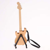 Miniature Electric Bass with Stand and Storage Box, 1/6 Scale Realistic Music Instrument Model for Hot Toys Sideshow Action Figures, Home Crafts
